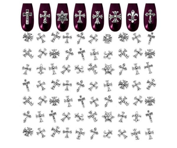 gold cross charms