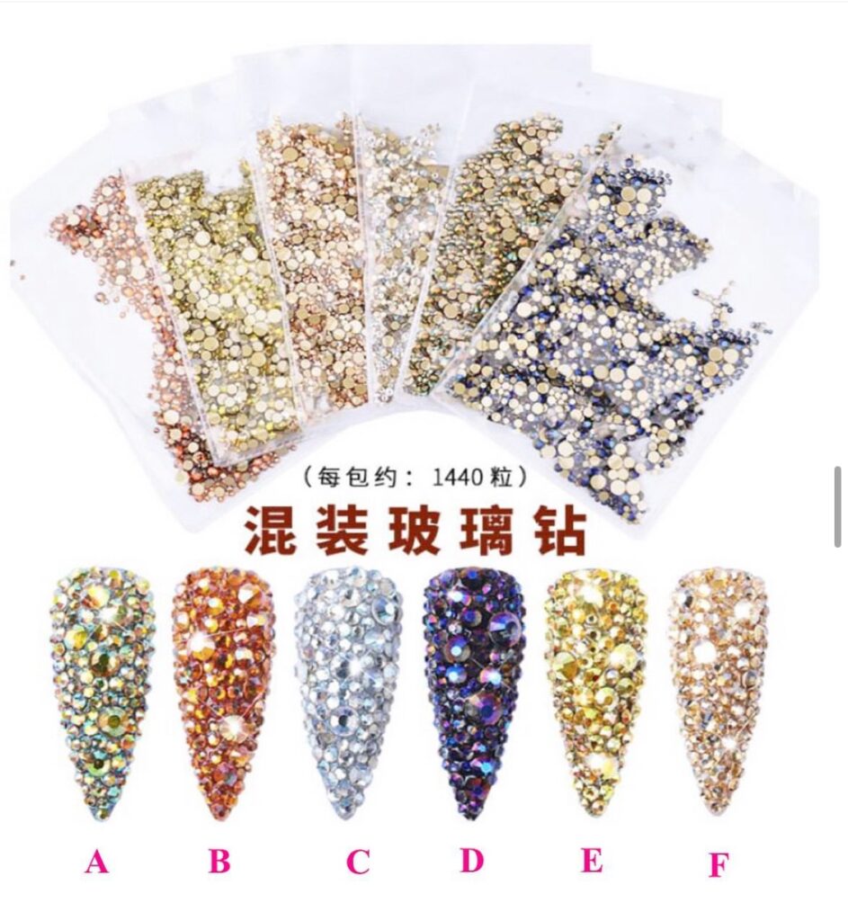 Rhinestone- Mixed Sizes