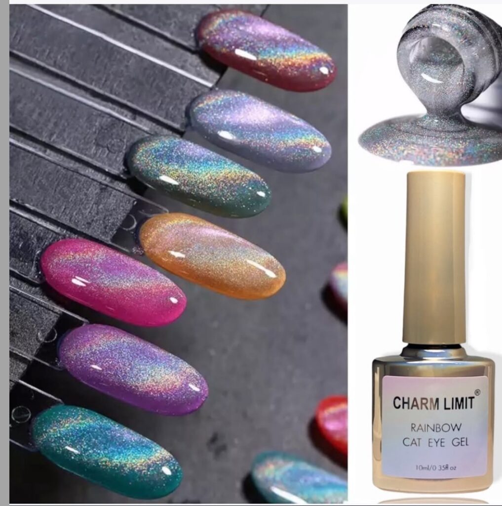 Cat Eye Gel Polish- Cheer Silver